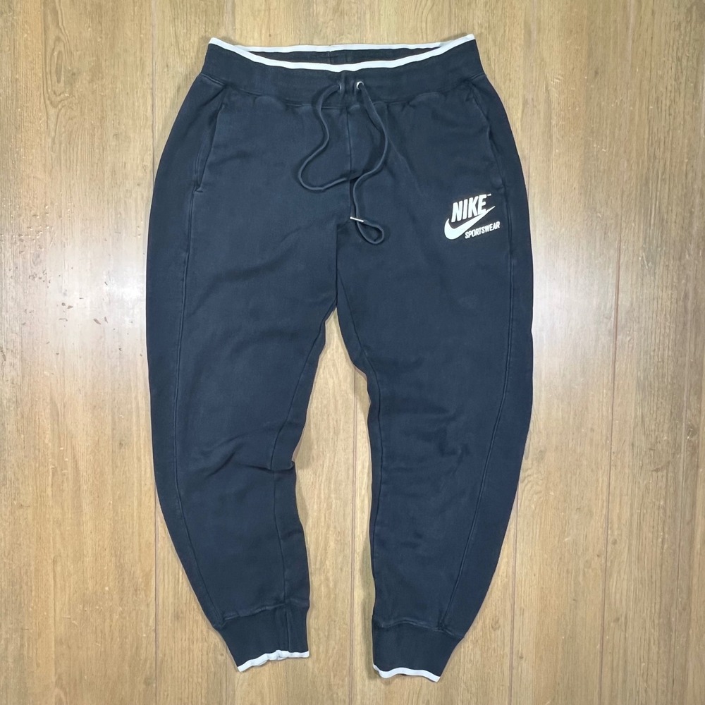 Nike Sportswear Mens Black Fleece Jogger Sweatpants 857094-010‎ Medium